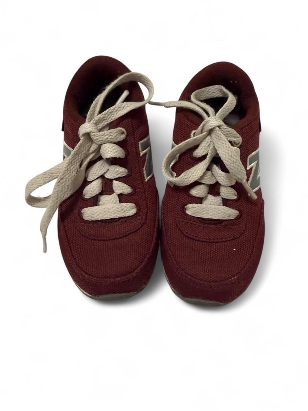 New Balance Kids' Burgundy Mesh Sneaker